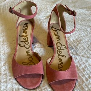 Women’s Pink Sam Eldelman Chunky Heels